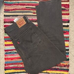 Levi's women's Dark Gray Wedgie Jeans